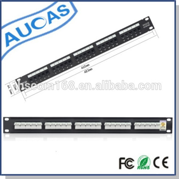 Rj45 cat5e cat6 Stimme Patch Panel / 25/50 Ports rj11 Stimme Patch Panel / Outdoor wasserdichte Stimme Patch Panel